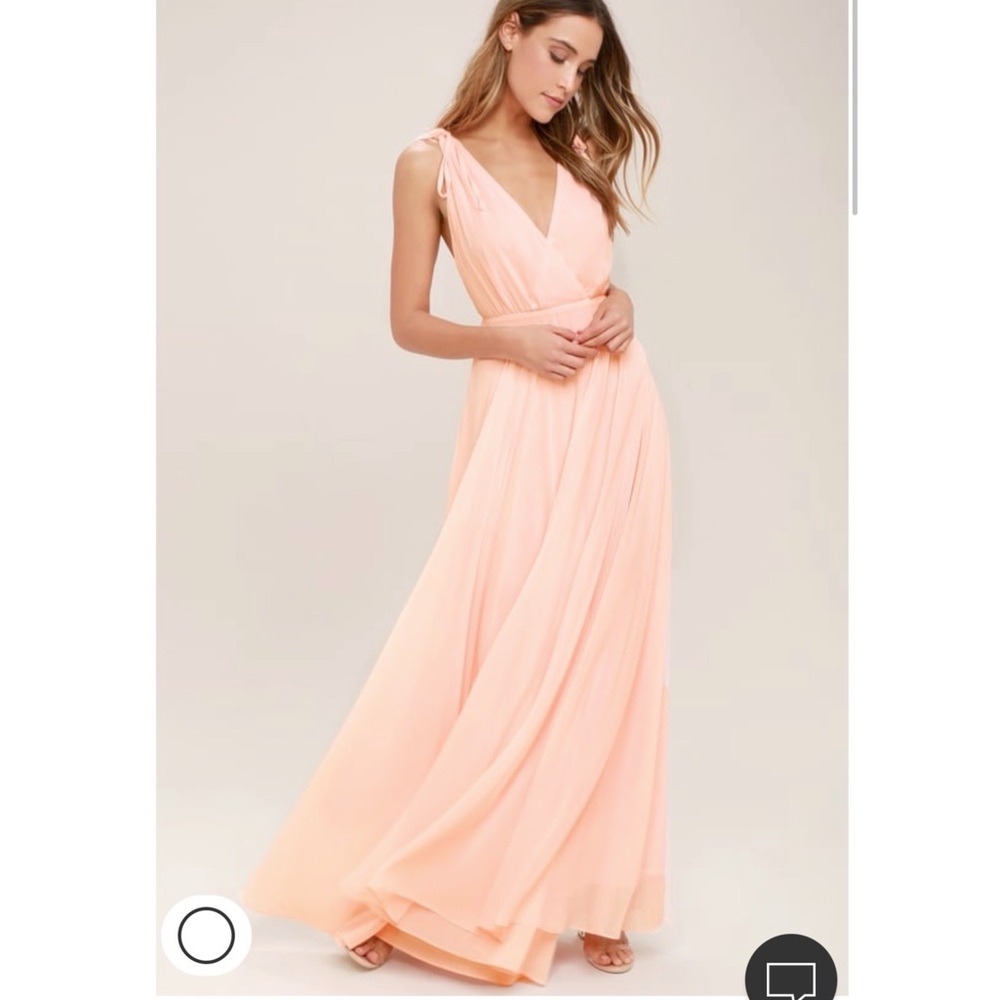 Blush Floor Length Dress